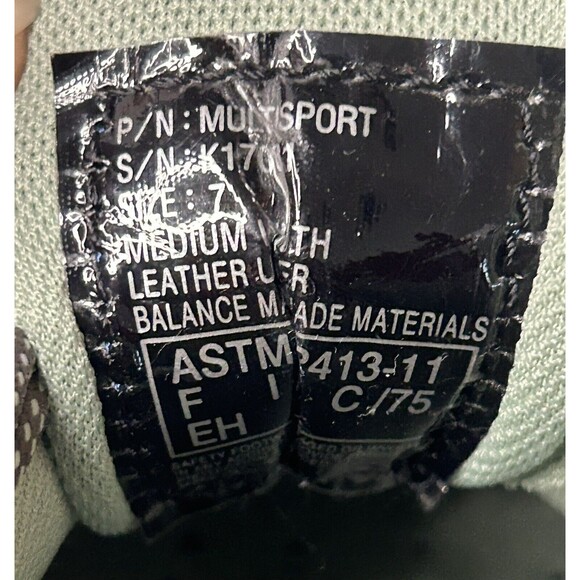 Hytest Opanka Slip-on Womens Size 7 Steel Toe Shoes Slip Resistant Gray & Teal - Picture 11 of 11